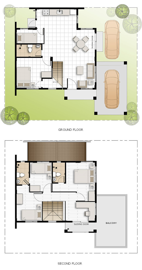 Freya Floor Plan House and Lot in Capiz