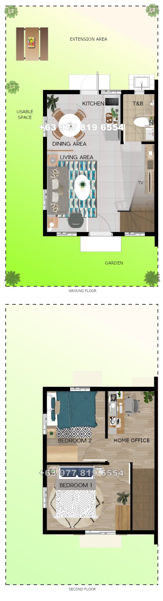 Frielle Floor Plan House and Lot in Capiz